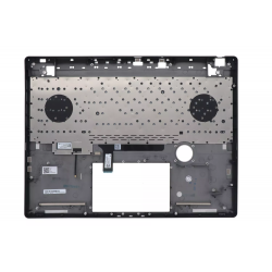 Carcasa superioara cu tastatura palmrest Laptop, Asus, ProArt StudioBook Pro 16 W7604J, W7604J3D, 90NB10B1-R30US0, 3AEXKTAJN00, W7604J3D-2K, iluminata, neagra, layout US