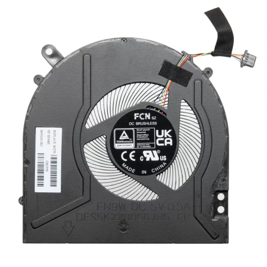 Cooler Laptop, HP, Pavilion X360 15-ER, 15T-ER, TPN-W147, DFS5K22B056735-FN9W, 023.100MC.0001, 023100MC0001, 5V, 0.5A