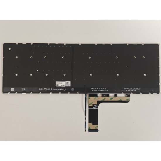 Tastatura Laptop, Lenovo, IdeaPad Slim 5 15ARP10 Type 83J3, iluminata, gri, layout UK