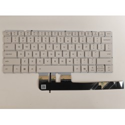 Tastatura Laptop, Lenovo, Yoga Slim 7 15ILL9 Type 83HM, iluminata, alba, layout US