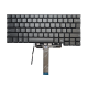 Tastatura Laptop, Lenovo, ThinkBook 14 G6 ABP Type 21KJ, iluminata, gri, layout US