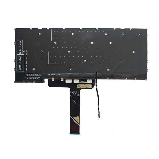 Tastatura Laptop, Lenovo, ThinkBook 14 G6 ABP Type 21KJ, iluminata, gri, layout US