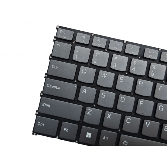 Tastatura Laptop, Lenovo, ThinkBook 14 G6 ABP Type 21KJ, iluminata, gri, layout US