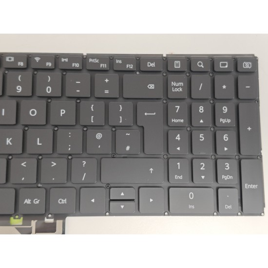 Tastatura Laptop, Huawei D16 RLEF-X (An 2022), iluminata, neagra, layout UK