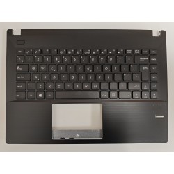Carcacasa superioara cu tastatura palmrest Laptop, Asus, P452L, P452LA, P452LJ, P452S, P452SA, 90NX0031-R30290, 13NX0031P07011, P452LJ-1A, neagra, layout US