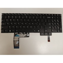 Tastatura Laptop, Lenovo, Legion Slim 5 16IRH8 Type 82YA, 83D6, iluminata, RGB, neagra, layout US
