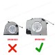 Cooler placa video Laptop, Dell, Inspiron 16 Plus 7620, P117F, P117F003, P117F004, 0N49HW, N49HW, DFS5K323161A1E-FP67, 023.100QN.0001, BN9508S5H-002P, 023.100QN.0011, pentru RTX 3050, 5V, 0.5A, GPU