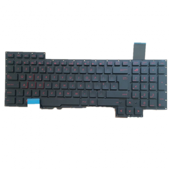 Tastatura Laptop Gaming, Asus, ROG G751J, G751JL, G751JM, G751JT, G751JY, neagra, layout UK