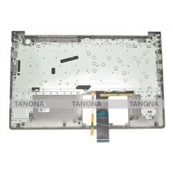 Carcasa superioara cu tastatura palmrest Laptop, Lenovo, ThinkBook 15 G2 ITL Type 20VE, 5CB1B34951, ilumianta, mineral grey, layout US