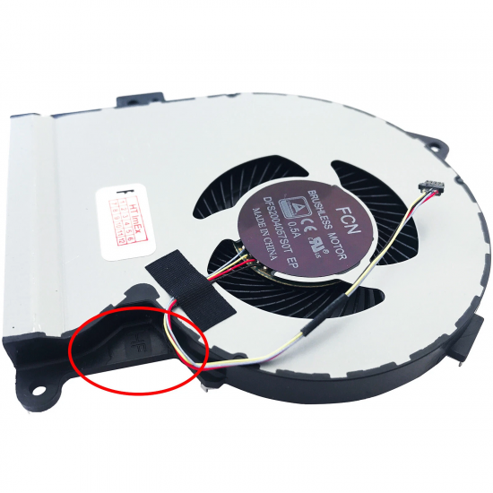 Cooler Laptop, Asus, VivoBook K541U, K541UA, K541UJ, K541UV, 13NB0CG0T11011, DFS2004057S0T, 5V, 0.5A