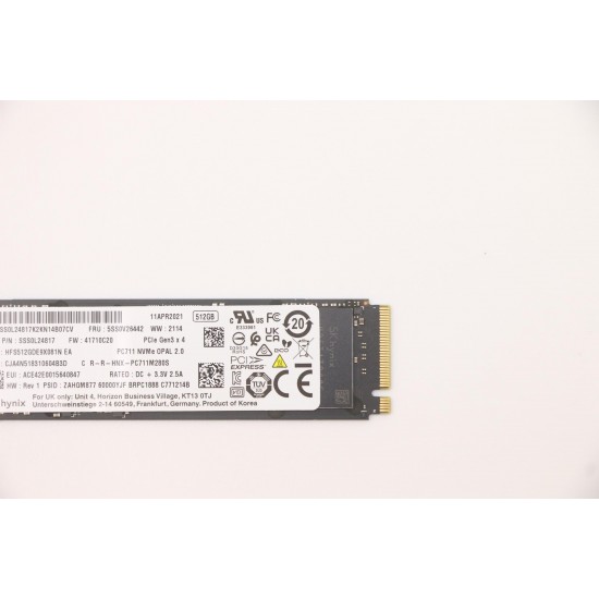 Solid State Drive (SSD) SK Hynix, 512GB, PCIe Gen 4.0 x 4, NVMe M.2, HFS512GDE9X081N, SS0L24817, 3400 MB/s, 2900 MB/s, Laptop/Desktop