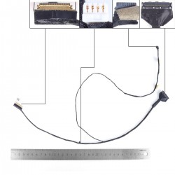 Cablu video LVDS Laptop, HP, Zbook 17 G4, 848379-001, DC020025J00, APW70 EDP Cable, 30 pini