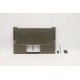 Carcasa superioara cu tastatura palmrest Laptop, Lenovo, Yoga Slim 7-14ITL05 Type 82A3, 82HA, 82A6, 5CB1B05348, 4BLS2TALV70 3A, iluminata, Dark Moss, layout US