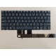 Tastatura Laptop 2-in-1, Lenovo, Yoga 7 14IIL10 Type 83JQ, iluminata, albastra, layout US