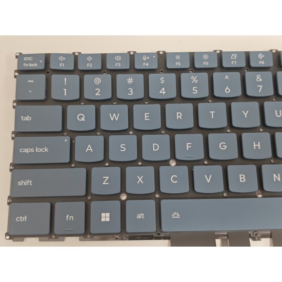Tastatura Laptop 2-in-1, Lenovo, Yoga 7 14IIL10 Type 83JQ, iluminata, albastra, layout US