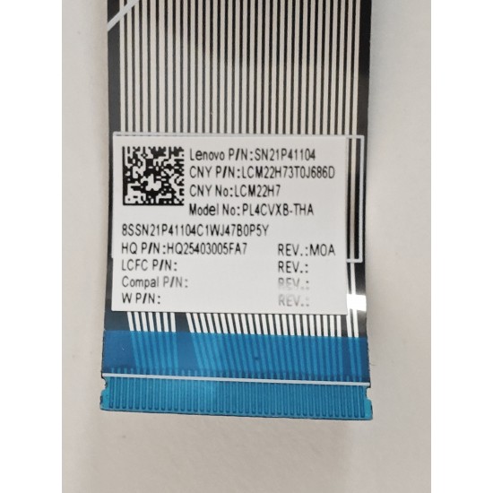 Tastatura Laptop 2-in-1, Lenovo, Yoga 7 14IIL10 Type 83JQ, iluminata, albastra, layout US