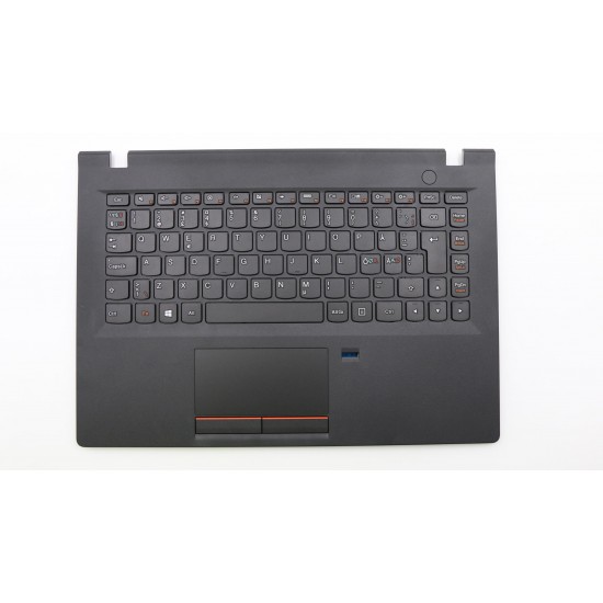 Carcasa superioara cu tastatura palmrest Laptop, Lenovo, E31-80 Type 80MX, 5CB0J36141, AP1BM000300, finger, neagra, layout nordic