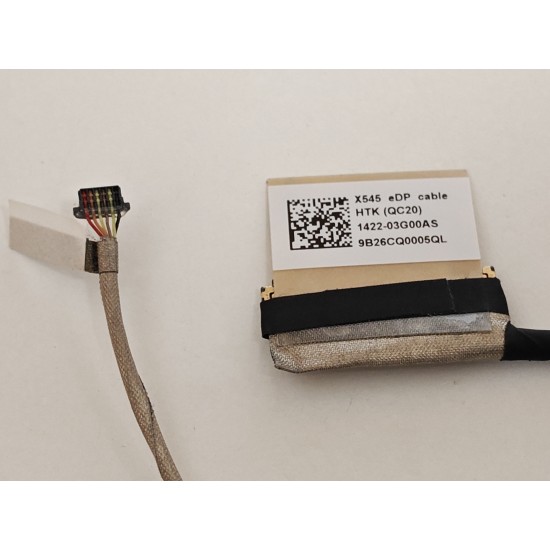 Cablu video LVDS Laptop, Asus, VivoBook 15 X545F, X545FA, X545FB, X545FJ, 14005-03260100, 1422-03G00AS, X545 eDP Cable, 30 pini