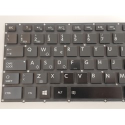 Tastatura Laptop, Toshiba, Satellite P75-A, P75T-A, iluminata, neagra, layout UK/IT (italiana)
