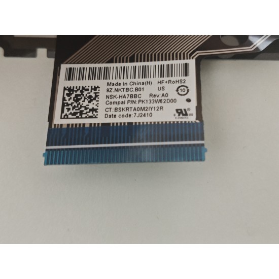 Tastatura Laptop, HP, Envy X360 15-FE, 15T-FE, TPN-C165, iluminata, gri inchis, layout US