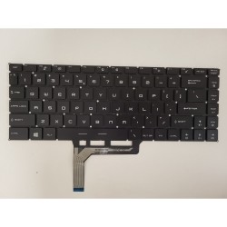 Tastatura Laptop Gaming, MSI, Bravo 15 A4DC, A4DCR, A4DD, A4DDR, MS-16WK, iluminata, neagra, layout US
