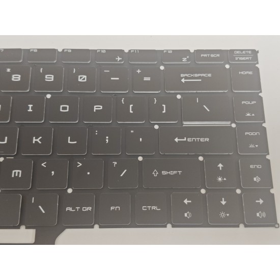 Tastatura Laptop Gaming, MSI, Bravo 15 A4DC, A4DCR, A4DD, A4DDR, MS-16WK, iluminata, neagra, layout US