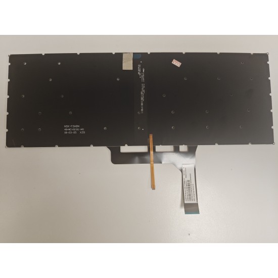 Tastatura Laptop Gaming, MSI, Bravo 15 A4DC, A4DCR, A4DD, A4DDR, MS-16WK, iluminata, neagra, layout US