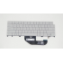 Tastatura Laptop, Dell, XPS 13 Plus 9320, P151G, P151G001, 0M6VRM, M6VRM, iluminata, alba, layout US