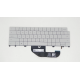 Tastatura Laptop, Dell, XPS 13 Plus 9320, P151G, P151G001, 0M6VRM, M6VRM, iluminata, alba, layout US