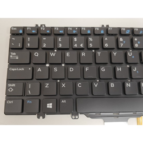Tastatura Laptop, Dell, Latitude 7280, P28S, P28S001, 0C21RV, C21RV, iluminata, layout UK