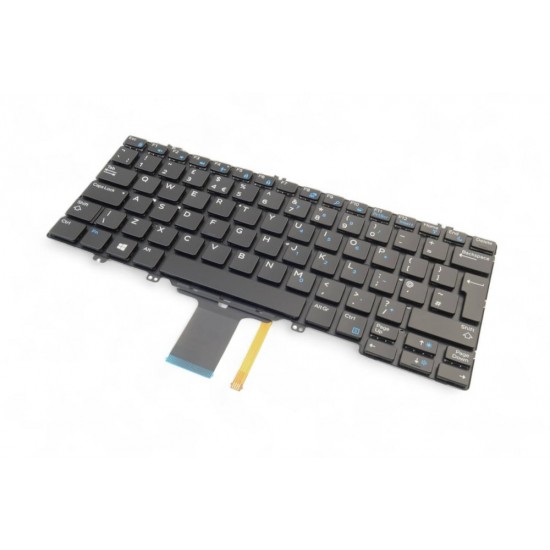 Tastatura Laptop, Dell, Latitude 7280, P28S, P28S001, 0C21RV, C21RV, iluminata, layout UK