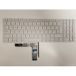 Tastatura Laptop, Lenovo, IdeaPad Slim 5 16IRH10R Type 83J1, iluminata, alba, layout UK