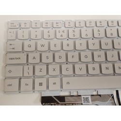 Tastatura Laptop, Lenovo, IdeaPad Slim 5 16IRH10R Type 83J1, iluminata, alba, layout UK
