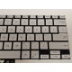 Tastatura Laptop, Asus, ZenBook 14 Q415M, Q415MA, iluminata, argintie, layout US