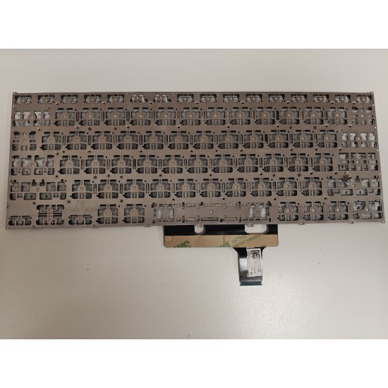 Tastatura Laptop, Asus, ZenBook 14 Q415M, Q415MA, iluminata, argintie, layout US