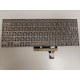 Tastatura Laptop, Asus, ZenBook 14 Q415M, Q415MA, iluminata, argintie, layout US
