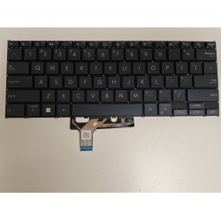 Tastatura Laptop, Asus, ZenBook 14 Q415M, Q415MA, iluminata, albastra, layout US