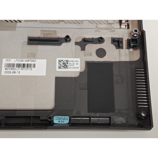 Carcasa inferioara bottom case Laptop Gaming, Asus, TUF Dash F15 FX507Z, FX507ZC, FX507ZC4, FX507ZE, FX507ZI, FX507ZI4, FX507ZU, FX507ZU4, 90NR0CJ7-R7DP10, 6070B2137812, FX507VU-2A, BASE CASE 90W, GREY