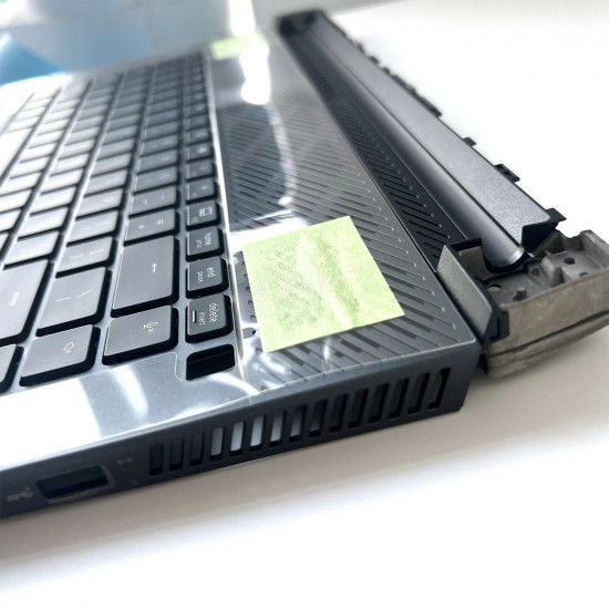 Carcasa superioara cu tastatura palmrest Laptop Gaming, Dell, G16 7630, P122F, P122F001, P122F002, 3RTH4, 03RTH4, AP3UV000201, iluminata, neagra, layout US