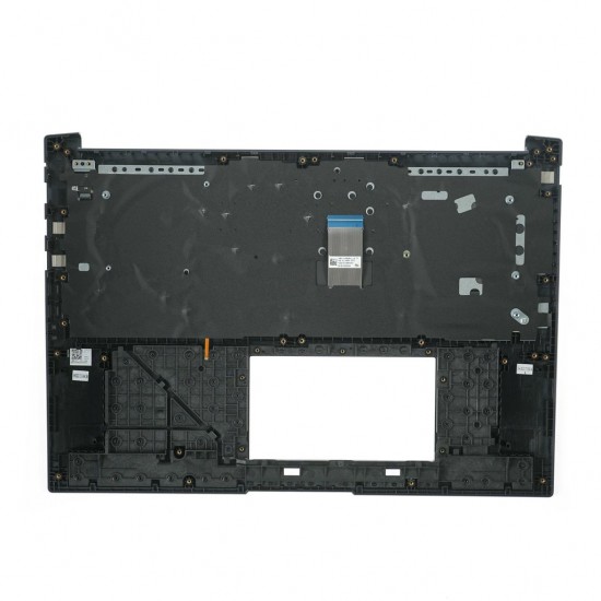 Carcasa superioara cu tastatura palmrest Laptop, Asus, Vivobook Pro 16 K6602Z, K6602ZC, K6602ZE, 90NB0Z41-R30US0, 90NB0Z41-R30UI0, K6602ZE-2B, NB6177, HQ207220900002921, iluminata, neagra, layout US