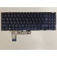 Tastatura Laptop, Asus, ZenBook 15 UX533F, UX533FAC, UX533FD, UX533FN, UX533FTC, iluminata, albastra, layout Greek (GR)/(US)