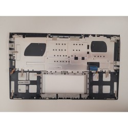 Carcasa superioara cu tastatura palmrest Laptop, Asus, ZenBook 15 UX533FAC, 90NB0NM5-R30590, 13NB0NM1P01011-1, 13N1-9DA0Q21, 13NB0NM5AM0311, 13NB0NMXM06X1X, UX534FAC-2S, iluminata, argintie, layout US