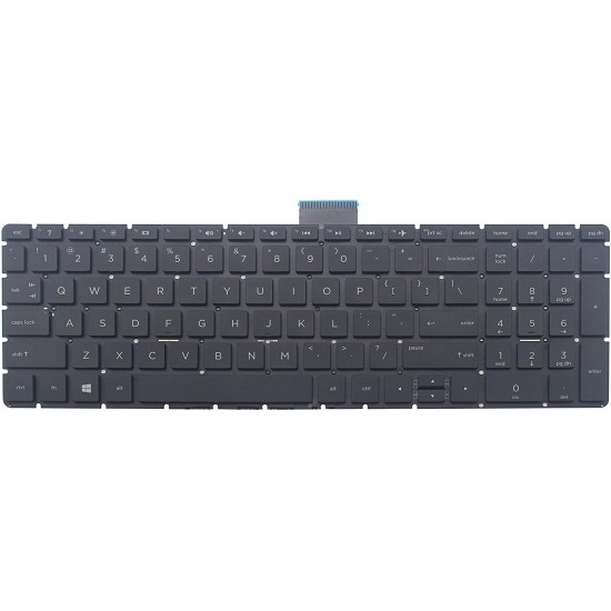 Tastatura Laptop, HP, Pavilion 17-W, 17T-W, TPN-Q174, neagra, layout US