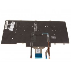 Tastatura Laptop, Dell, Latitude 14 E7480, P73G, P73G002, 0F2X80, 04VMV0, dual point, iluminata, neagra, layout US