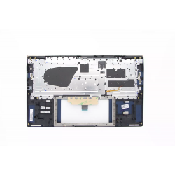 Carcasa superioara cu tastatura palmrest Laptop, Asus, ZenBook 14 UX434F, UX434FL, 13N1-93A0332, UX434FL-3B, 90NB0MP1-R31US0, iluminata, albastra, layout US