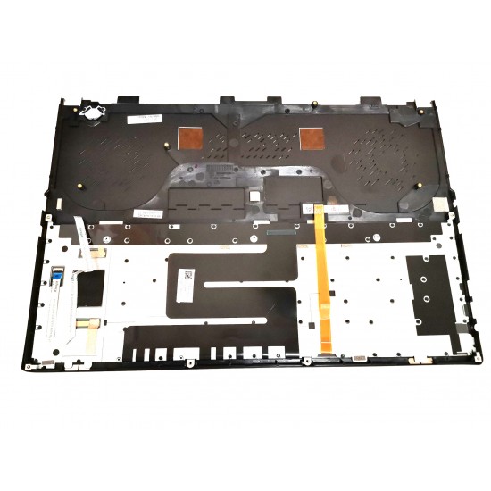 Carcasa superioara cu tastatura palmrest Laptop Gaming, Asus, ROG Zephyrus S GX531G, 90NR01D1-R31US0, 13NR0101P01111, 13NR0101P05011-1, 13N1-7QA0101, 13NR01D1AM0701, GX531GX-1A, iluminata, RGB 4-Zone, neagra, layout US