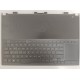 Carcasa superioara cu tastatura palmrest Laptop Gaming, Asus, ROG Zephyrus S GX531G, 90NR01D1-R31US0, 13NR0101P01111, 13NR0101P05011-1, 13N1-7QA0101, 13NR01D1AM0701, GX531GX-1A, iluminata, RGB 4-Zone, neagra, layout US