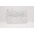Carcasa superioara cu tastatura palmrest Laptop, Lenovo, Legion 5 Pro 16ARH7H Type 82RG, 5CB1D05424, AP1ZV000110, iluminata, alba, layout US