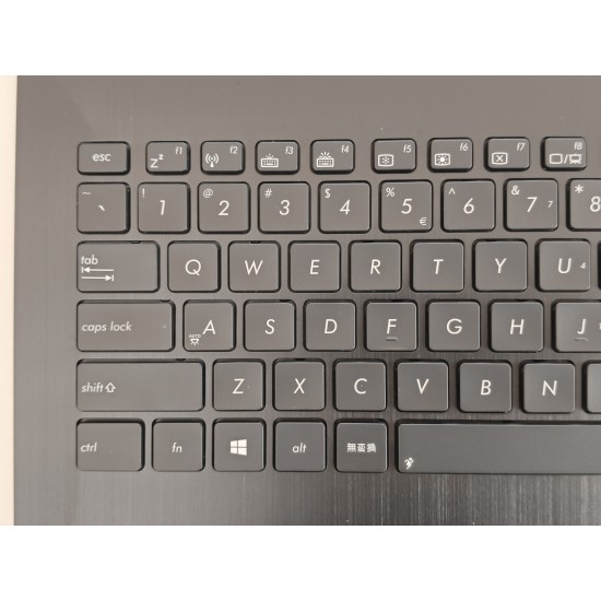 Carcasa superioara cu tastatura palmrest Laptop, Asus, ROG G750, G750J, G750JH, G750JS, G750JW, G750JX, G750JZ, G750JM, 90NB00M1-R31TA0, iluminata, layut US