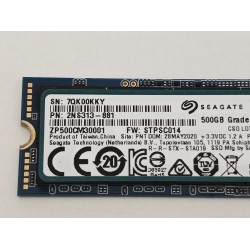 Solid State Drive (SSD) Seagate, 500GB, PCIe Gen 3.0 x 4, NVMe M.2, BarraCuda Q5, ZP500CV30001, 2300 MB/s, 900 MB/s, Laptop/Desktop